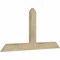 Ekena Millwork Portland Rough Sawn Timber Gable Bracket, Douglas Fir, 48"W x 24"H x 2"D x 4"F, 12/12 Pitch GBW048X24X0204POR00RDF - alternate 4